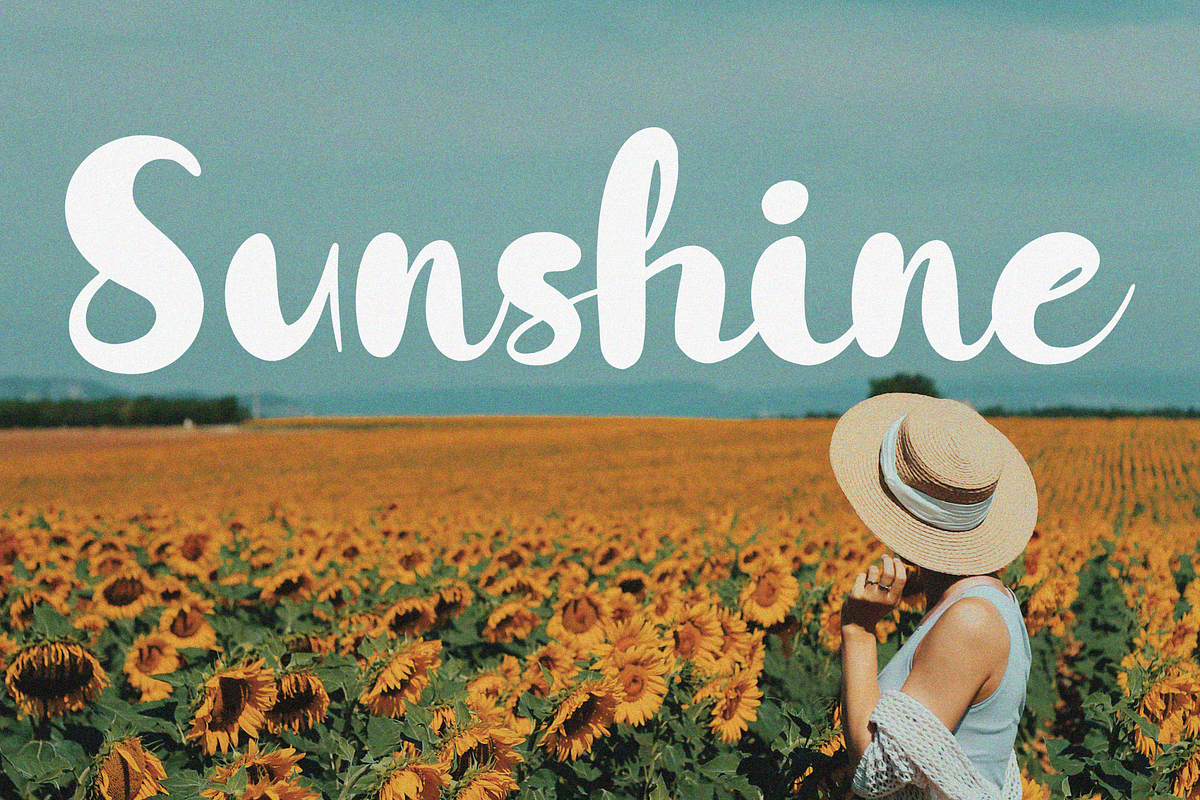 Golden Rainbow, a Script Font by Essentials Studio (Photo 2 of 9)