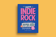 Indie Rock Music festival Flyer, a Flyer Template by megarez (Thumbnail 2 of 3)
