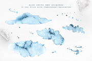 Blue MOON watercolor, an Object Illustration by LeriaArt watercolor (Thumbnail 6 of 8)