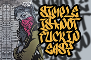 Suctenss Urban Graffiti Font, a Blackletter Font by Ronny Studio (Thumbnail 4 of 9)