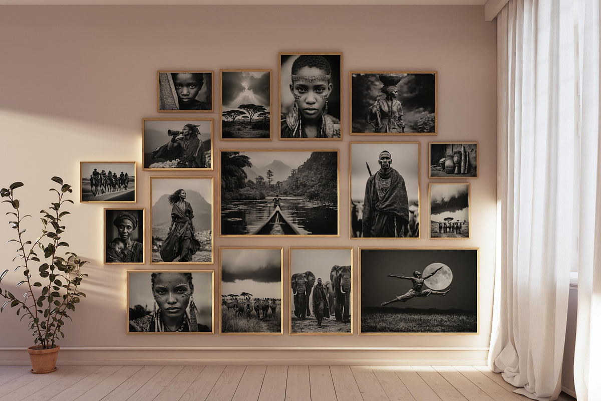 The Soul of Africa Wall Art Set, an Illustration by PrintablesByFranklyn (Photo 2 of 7)