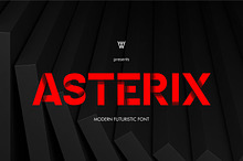 Asterix Font | Futuristic Bold Font