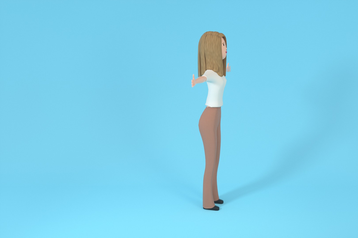 Female Character Lucy, a Characters & Person 3D Model by 3DTreatment (Photo 12 of 32)