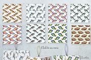 Watercolor Fish Clipart (big set), a Decorative Illustration by Sunshine Art Shop (Thumbnail 10 of 13)