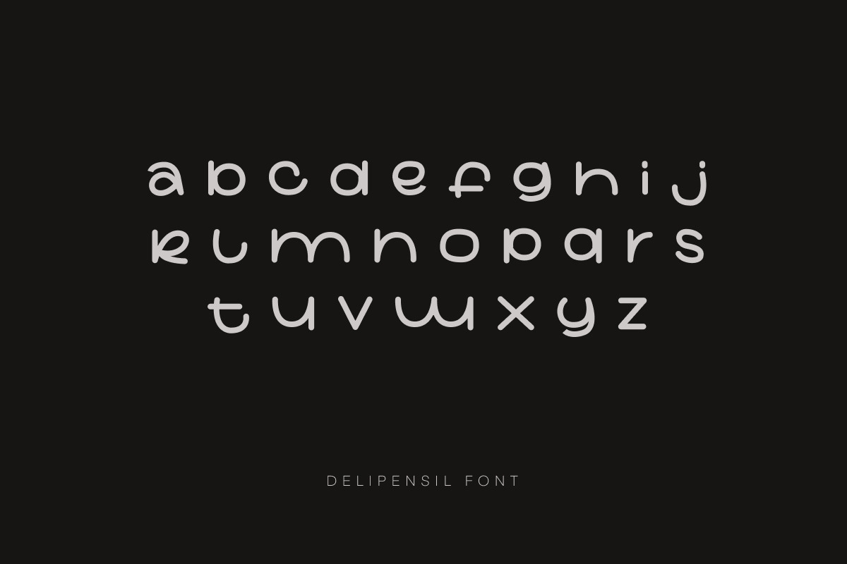Cheezy - Rounded Modern Typeface, a Sans Serif Font by delipensil (Photo 9 of 11)