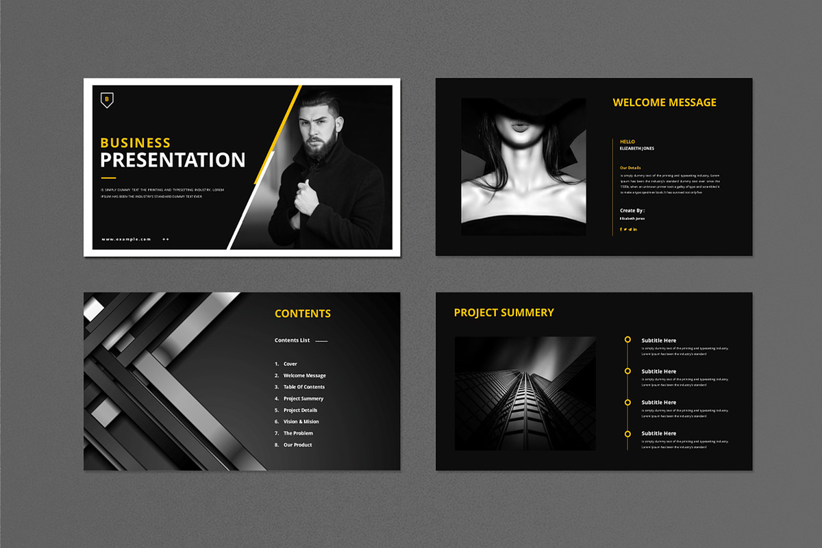 Business Presentation Template, a Presentation Template by Art Design Shop (Photo 2 of 7)
