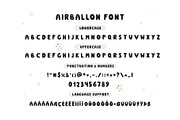Airballoon Display Font, a Script Font by JuliyArt (Thumbnail 4 of 7)