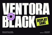 Ventora Black, a Sans Serif Font by Brand_Hero (Thumbnail 1 of 13)