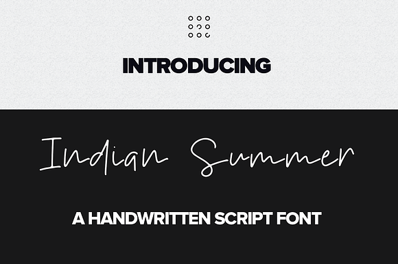 Indian Summer Handwritten font preview 8