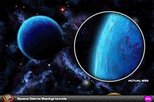 Space Scene Game Backgrounds