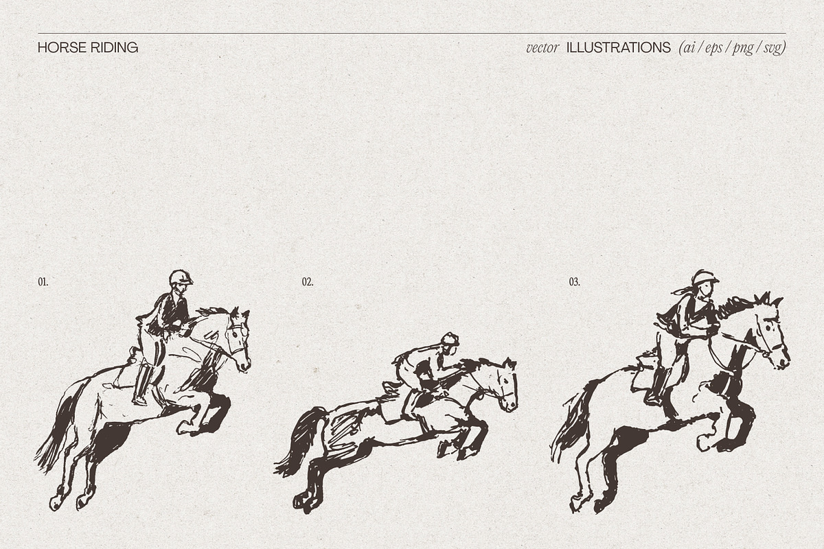 Sport Activity Sketch Illustrations, a Sport Illustration by TheMountBirdStudio (Photo 3 of 7)