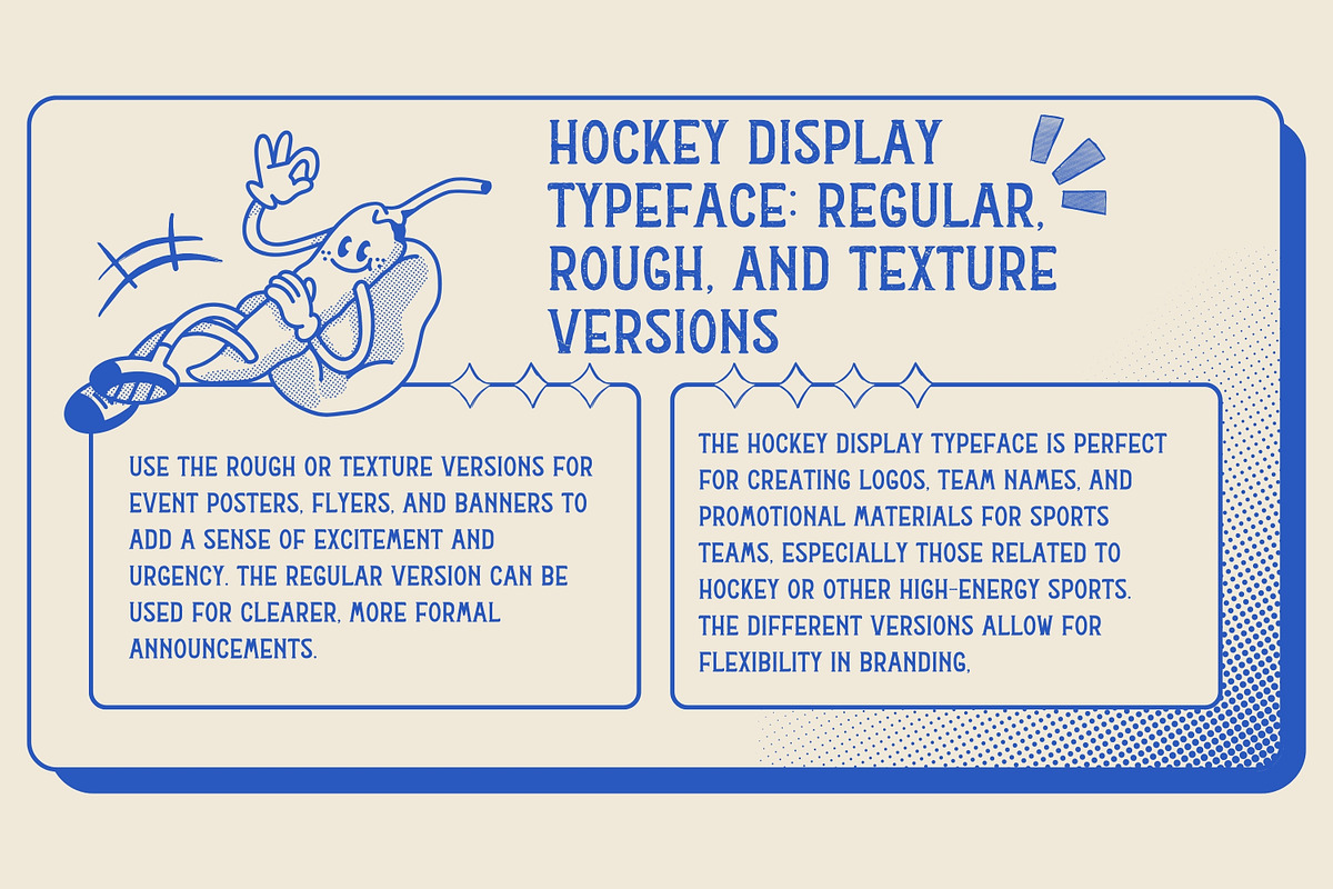 Hockey - Display Typeface, a Serif Font by Arendxstudio (Photo 5 of 17)