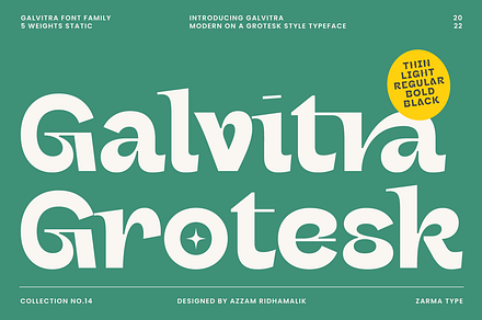 Galvitra - Grotesk Font
