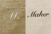 MAKER | Logo Embroidery Mockup, an Apparel Mockup by Duet Atelier (Thumbnail 2 of 5)