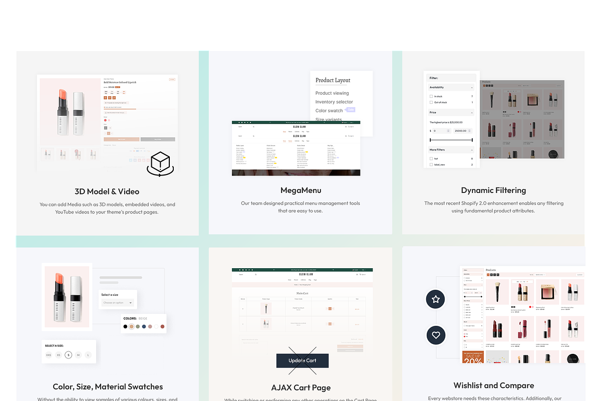 Beauty and Cosmetic Shopify Theme, a Shopify Template by LogicGo Shopify Experts (Photo 6 of 7)
