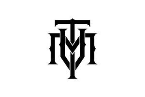 MTV TVM VMT Monogram Logo, a Branding & Logo Template by Buqancreative