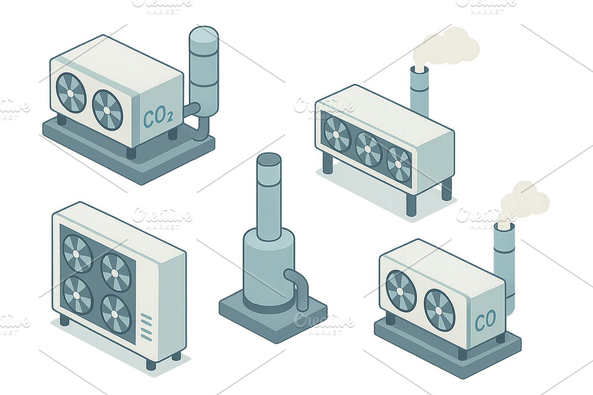 Industrial equipment for air, an Illustration by ZinetroN