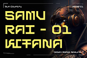 Cypher - Futuristic Font, a Script Font by AQR Studio (Thumbnail 5 of 10)