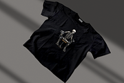 Skeleton Lifting Dumbbells, an Object Illustration by nomlimo.com (Thumbnail 2 of 3)