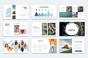 Portal Modern Powerpoint Template, a Presentation Template by Reshapely (Thumbnail 7 of 20)