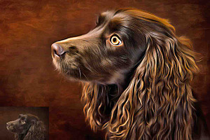 Dogs Oil Painting Photoshop Action