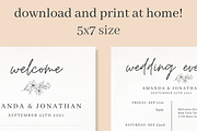 Minimal Wedding Invite Set, a Flyer Template by Minva Themes (Thumbnail 3 of 5)