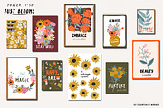 Just Blooms-Autumn Poster & Pattern, an Object Graphic by Essentially Nomadic (Thumbnail 6 of 14)