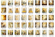 360 Yellow Shabby Chic Pages, an Illustration by HubbaDigitals (Thumbnail 3 of 7)