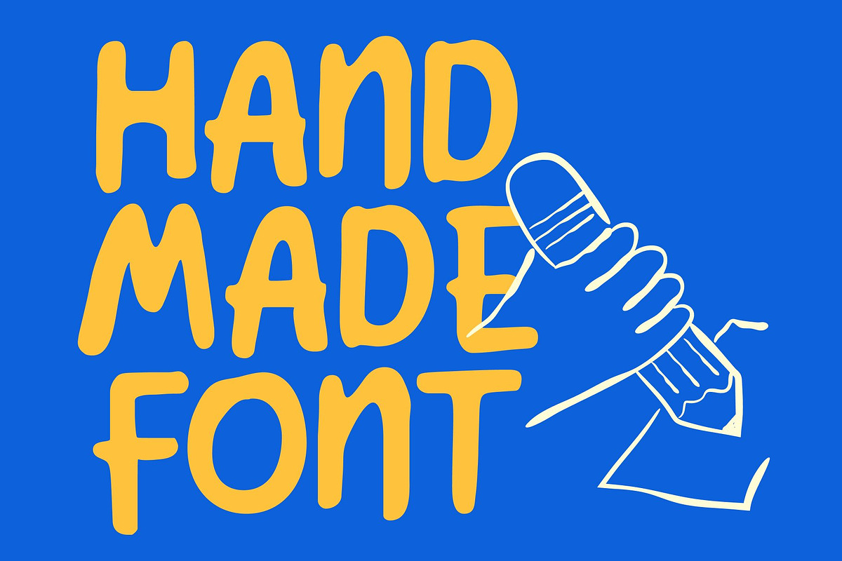 CS Mellow Drawn, a Handwritten Font by Craft Supply Co. (Photo 2 of 8)