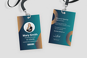 Professional Modern Office ID Card, a Card Template by MightyDesign (Thumbnail 3 of 6)
