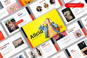 Alicia – Fashion PowerPoint Template, a Presentation Template by kreatifreya (Thumbnail 1 of 5)