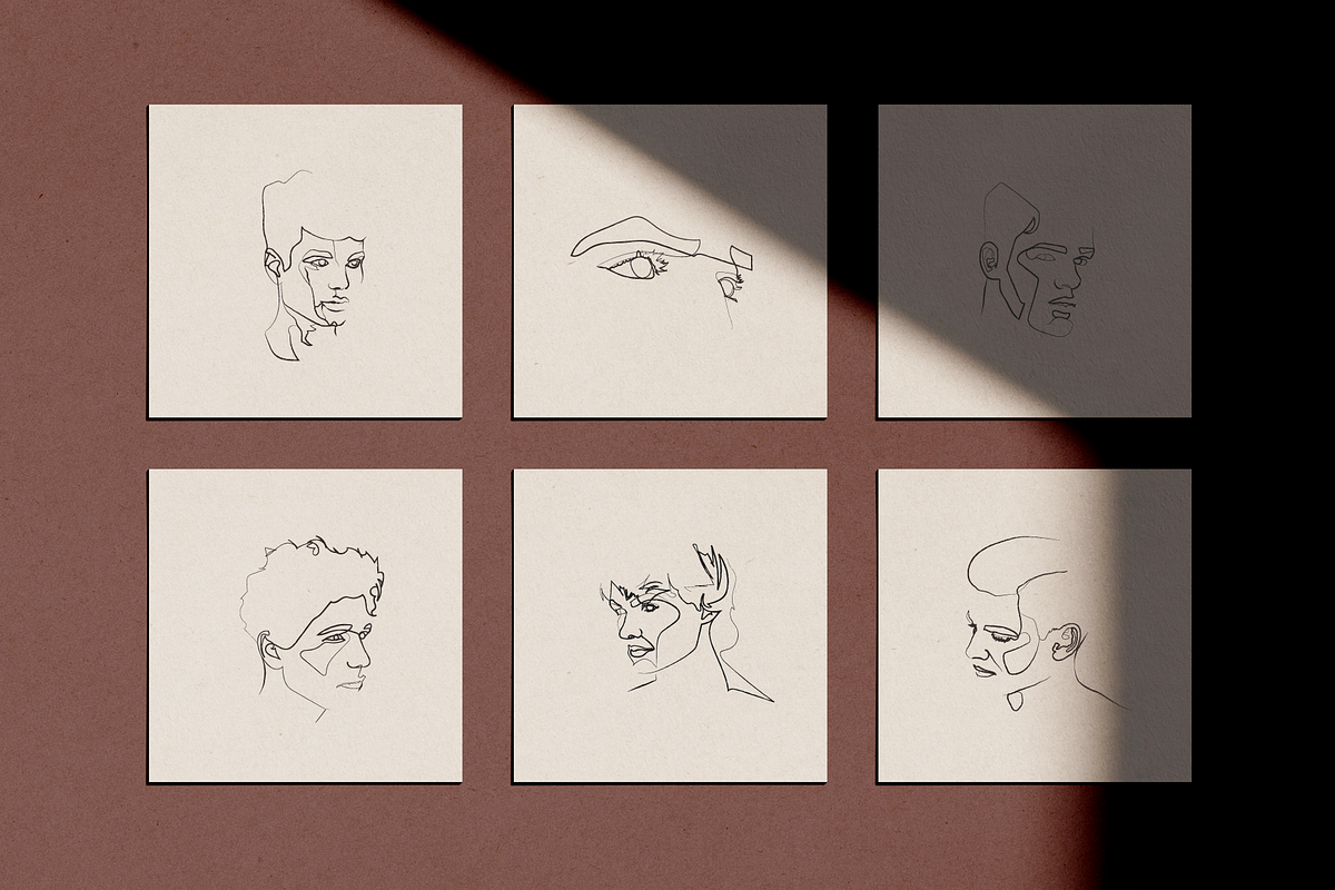 Male Portrait Line Drawings, a Person Illustration by Delightful Design (Photo 4 of 6)