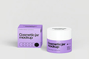 Cosmetic jar Boxes Mockup, a Packaging Mockup by renderstockmarket (Thumbnail 4 of 4)