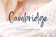 Cambridge, a Script Font by Larin Type Co. (Thumbnail 1 of 7)