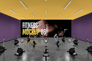 FITNESS GYM Mockup 06, an Advertising Mockup by Northern Kraft (Thumbnail 4 of 6)