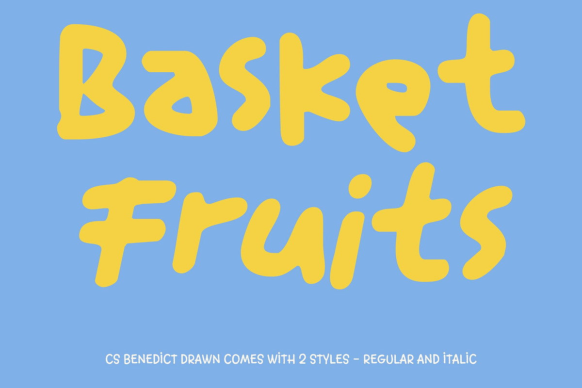 CS Benedict Drawn, a Sans Serif Font by Craft Supply Co. (Photo 3 of 8)