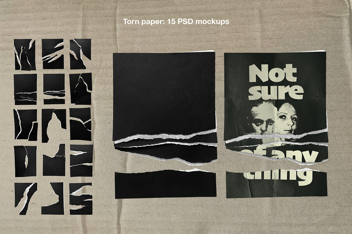 Torn Paper Bundle 85 PNG, PSD, an Object Graphic by Marie T (Photo 6 of 13)