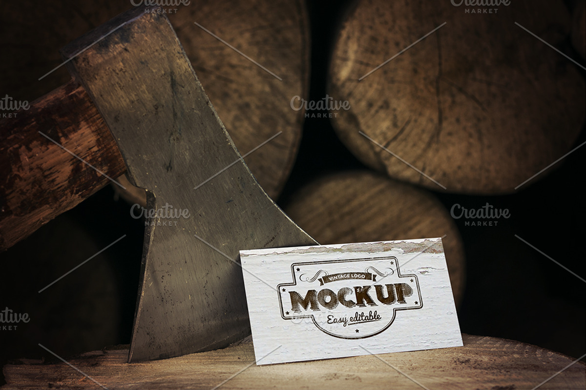 Sale - Business Card Mockup, a Print Template by attraax (Photo 2 of 5)