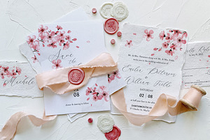 Pink Cherry Blossom Wedding Suite