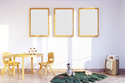 Nursery frame and wall mockup bundle, a Print Template by MockupMarket (Thumbnail 7 of 14)