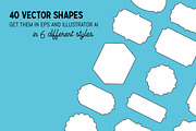 40 Frame Shapes (Volume 1), a Graphic by Curve and Pixel (Thumbnail 2 of 4)
