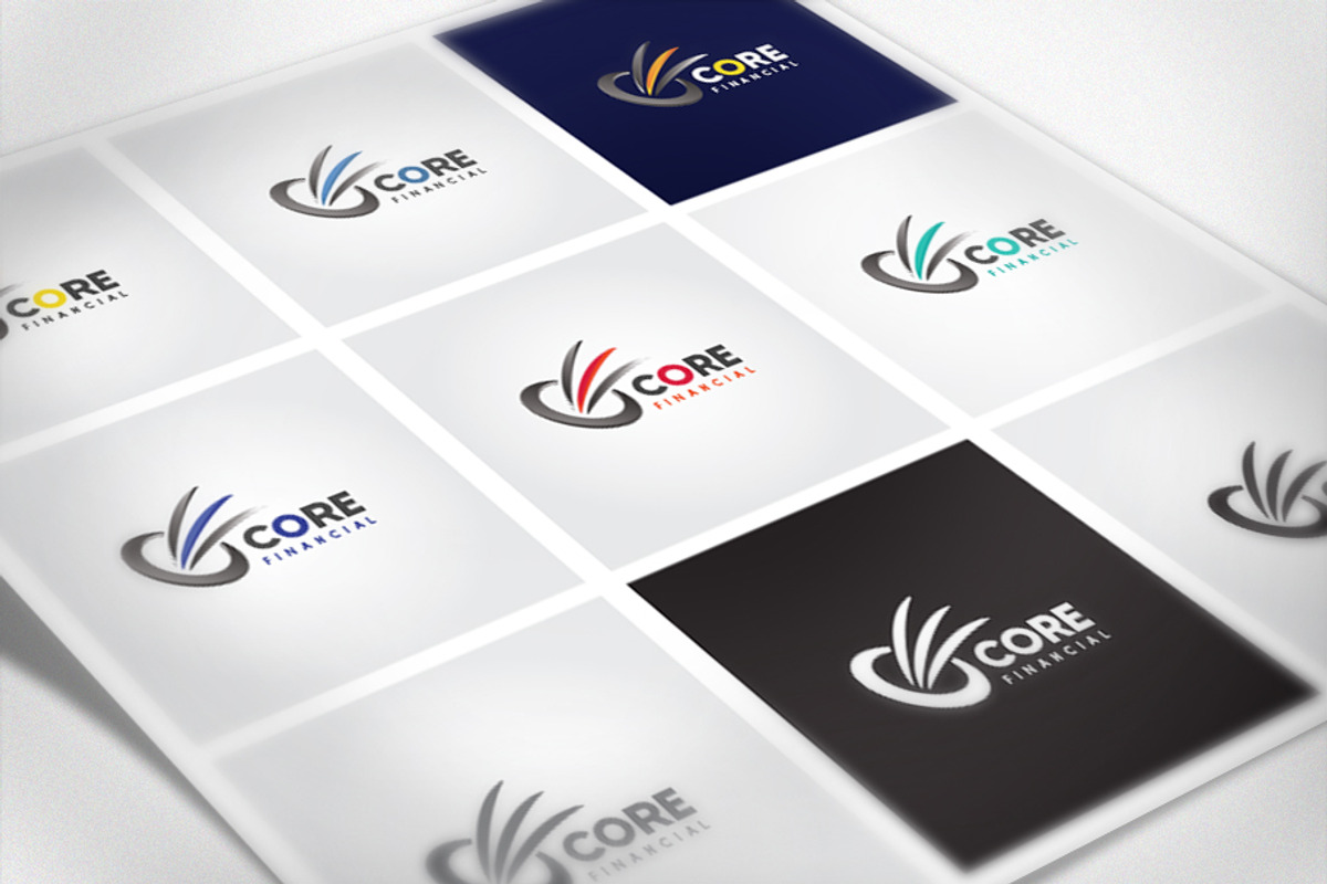 Core Financial, a Branding & Logo Template by Cre8iveSense (Photo 3 of 4)