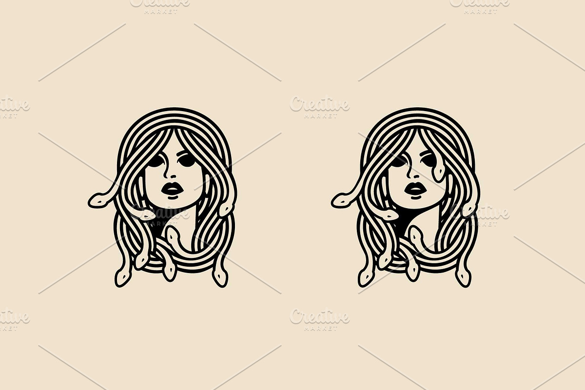 medusa logo, a Branding & Logo Template by Mariyana (Photo 4 of 4)