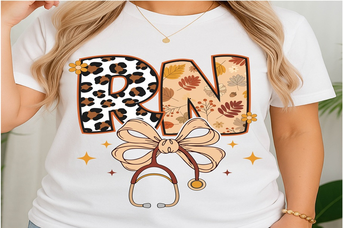 Fall Nurse Coquette SVG PNG Bundle, an Object Graphic by Digi_Design_World (Photo 3 of 3)