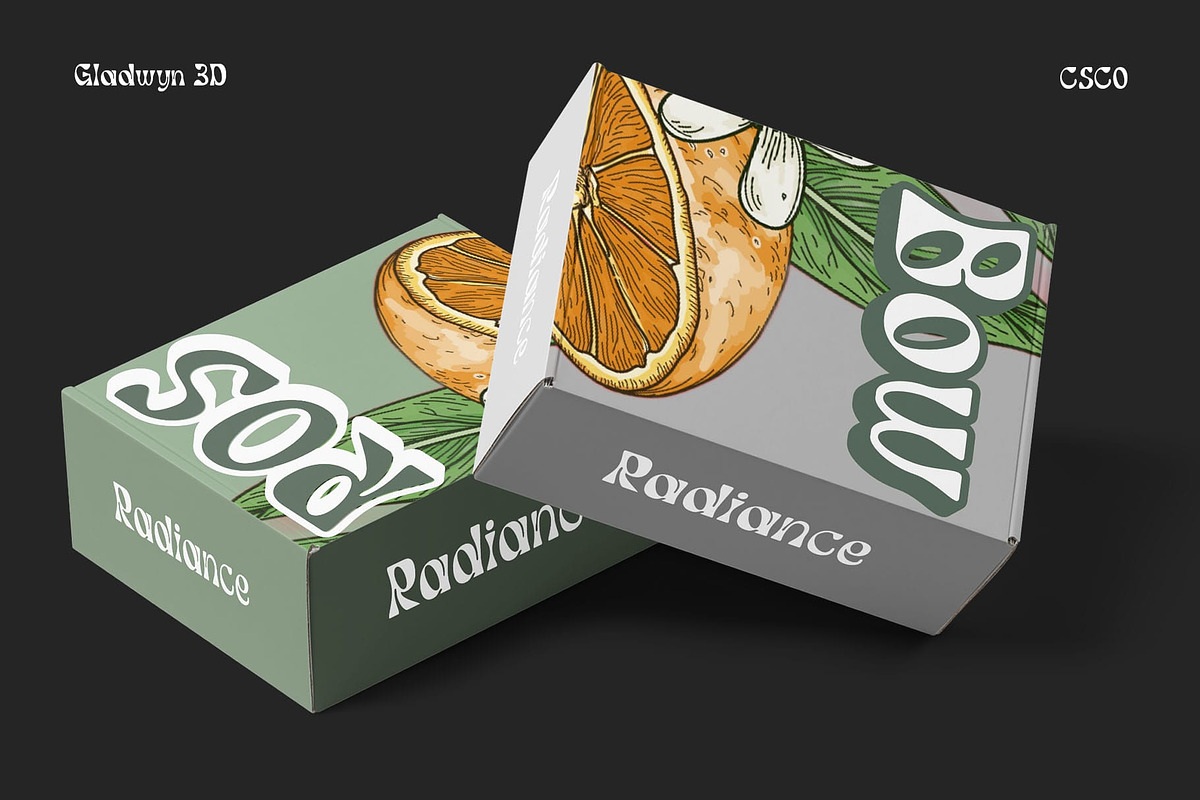 Gladwyn 3D, a Sans Serif Font by Craft Supply Co. (Photo 3 of 8)