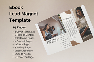 Lead Magnet EBook Template 14 Pages