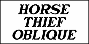 Horse Thief JNL