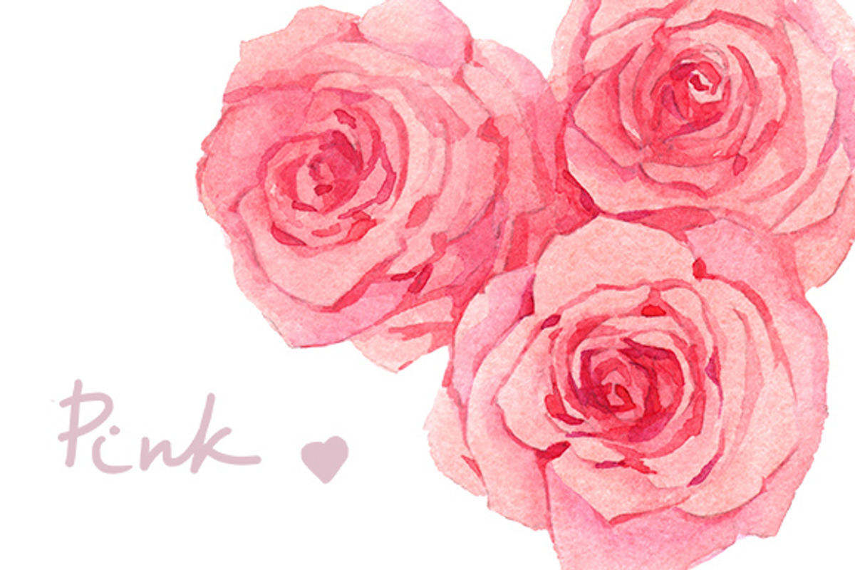 Pink watercolour collection №2, an Illustration by masha gross (Photo 4 of 4)