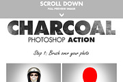 Charcoal Photoshop Action preview 2