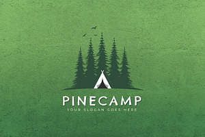 Pine Camp Logo Template